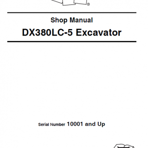 Doosan Dx380lc-5 Excavator Service Manual