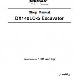 Doosan Dx140lc-3 And Dx140lc-5 Excavator Service Manual