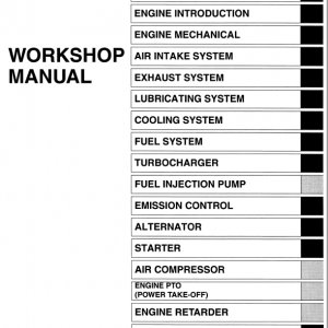 Hino Truck 2006 Engine Manual