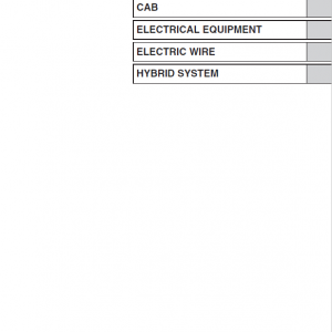 Hino Truck 2017 Conventional Service Manual