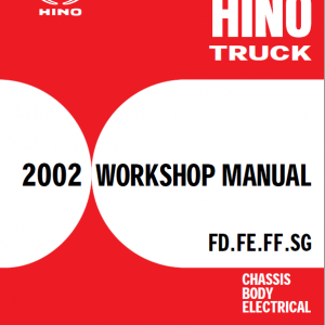 Hino Truck 2002 Service Manual