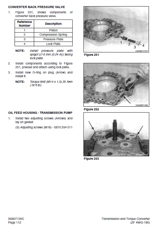 Doosan M250-v Wheel Loader Service Manual