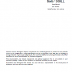 Daewoo Solar S300ll Excavator Service Manual