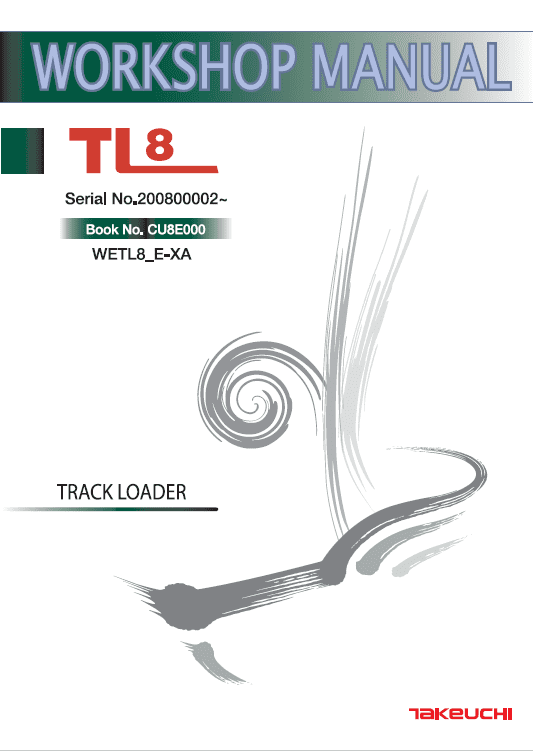 Takeuchi Tl8 Compact Loader Service Manual