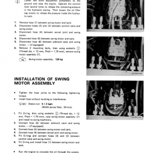 Komatsu Pc300-3, Pc300lc-3, Pc360lc-3 Excavator Service Manual