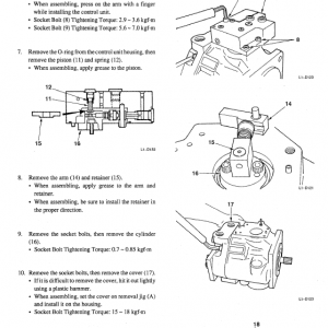 Takeuchi Tb070 And Tb070w Excavator Service Manual