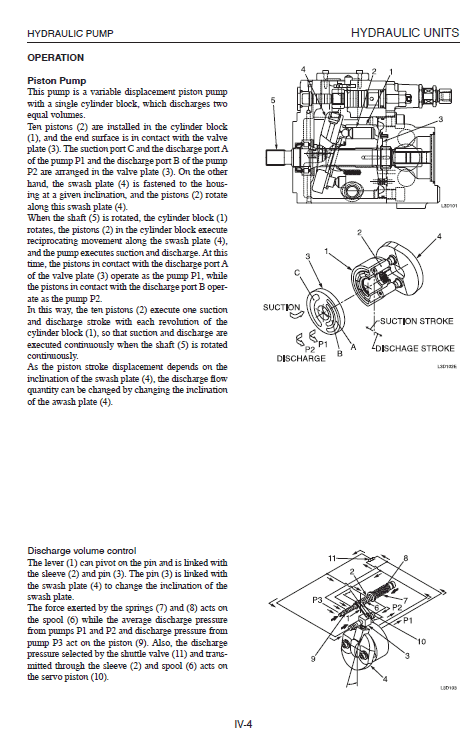 Takeuchi Tb180 Compact Excavator Service Manual