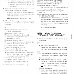 Komatsu Pc60-6, Pc60l-6, Pc90-1 Excavator Service Manual