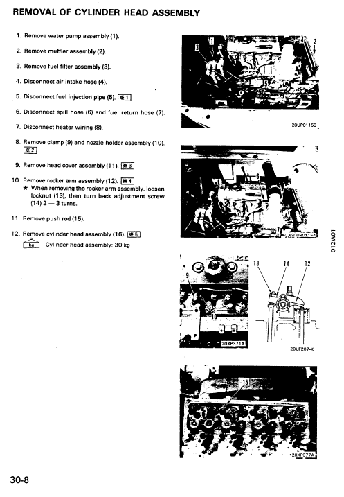 Komatsu Pc75uu-1 Excavator Service Manual