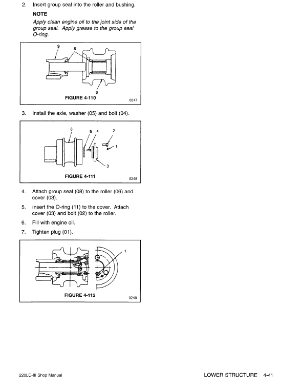 Daewoo Solar S220lc-3 Excavator Service Manual
