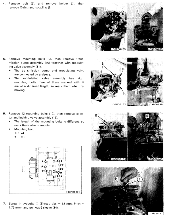 Komatsu D20P Crawler Operators Manual 