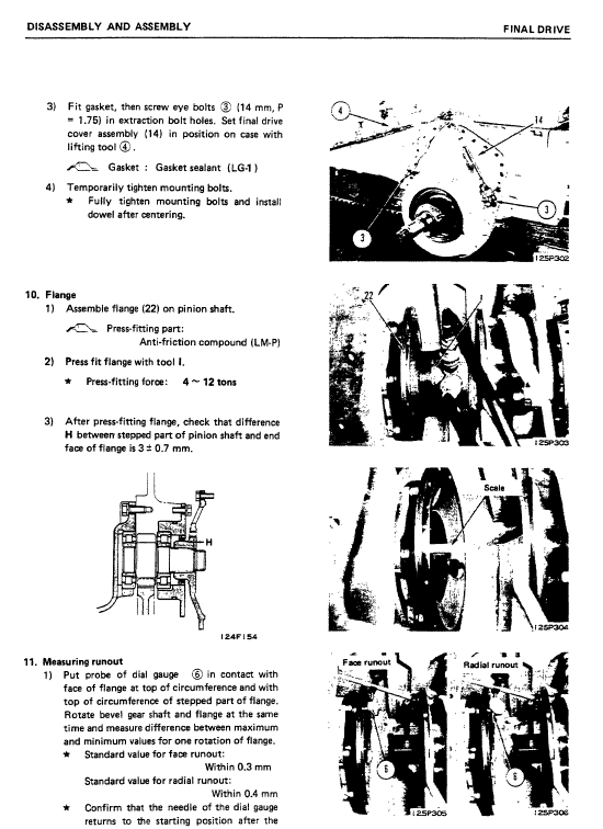 Komatsu D41s-3 And D41q-3 Dozer Service Manual