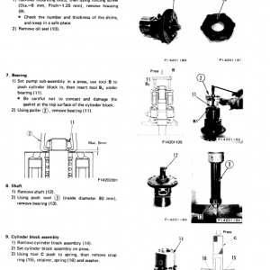 Komatsu D66s-1 Dozer Service Manual