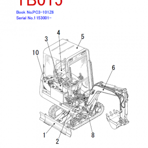 Takeuchi Tb015 Compact Excavator Service Manual