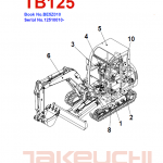 Takeuchi Tb125, Tb135 And Tb145 Excavator Service Manual