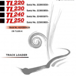 Takeuchi Tl240 Loader Service Manual