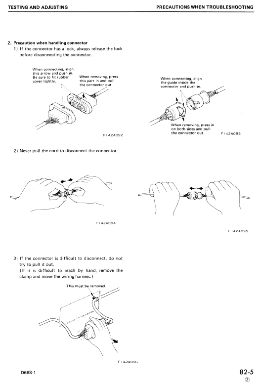 Komatsu D66s-1 Dozer Service Manual
