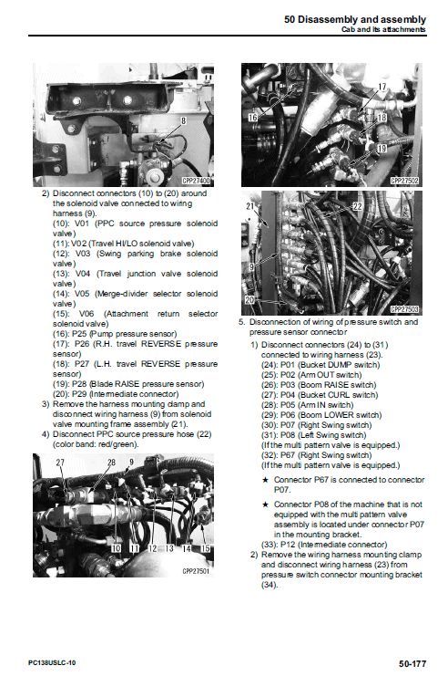Komatsu Pc138uslc-10 Excavator Service Manual