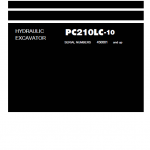 Komatsu Pc210lc-10 Excavator Service Manual