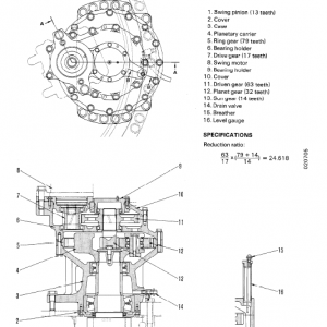 Komatsu Pc300-5, Pc300lc-5, Pc300hd-5 Excavator Service Manual