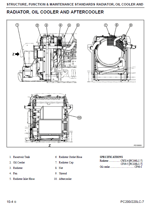 Komatsu Pc200lc-7l And Pc220lc-7l Service Manual