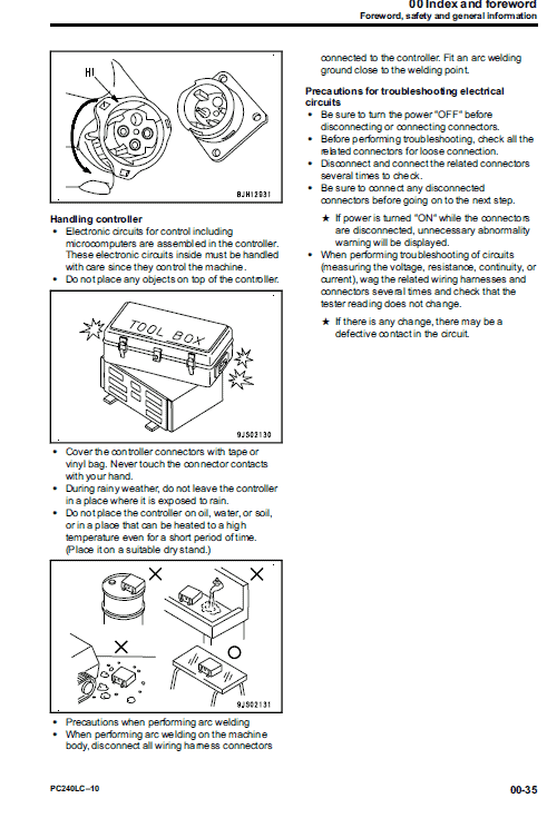 Komatsu Pc240lc-10 Excavator Service Manual