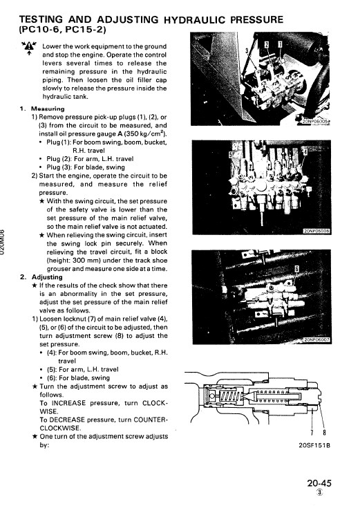 komatsu pc07 service manual