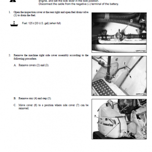 Komatsu Pc88mr-8 Excavator Service Manual