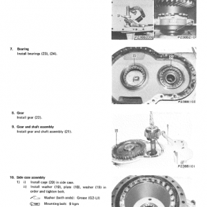 Komatsu Gd600r-3, Gd605r-3, Gd650r-3 Grader Service Manual