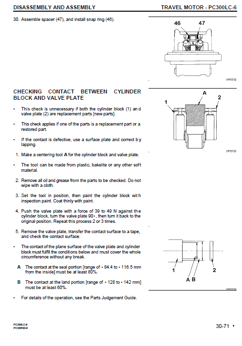 Komatsu Pc300lc-6 And Pc300hd-6 Excavator Service Manual