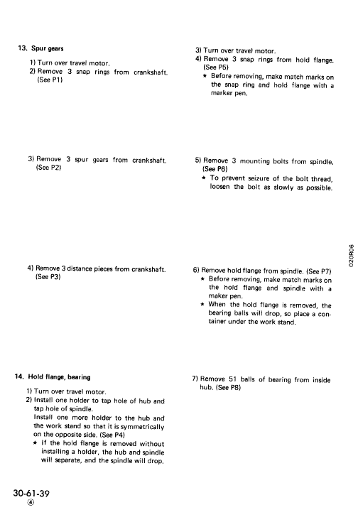 Komatsu Pc20-6, Pc30-6, Pc40-6 Excavator Service Manual