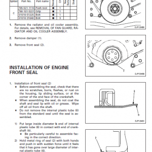 Komatsu Pc750-6, Pc750lc-6, Pc800-6 Excavator Service Manual