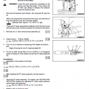 Komatsu Pc270lc-6le Excavator Service Manual