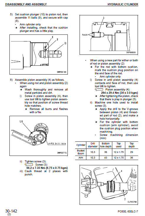 Komatsu Pc600-7 And Pc600lc-7 Excavator Service Manual