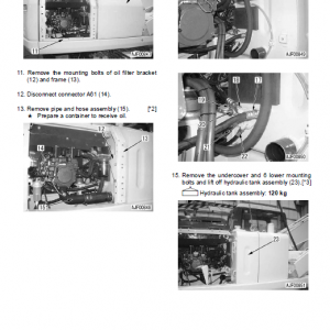 Komatsu Pc160lc-7k, Pc180lc-7k Excavator Service Manual