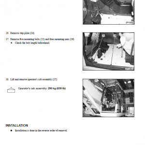 Komatsu Pc300lc-7e0, Pc300hd-7e0 Excavator Service Manual