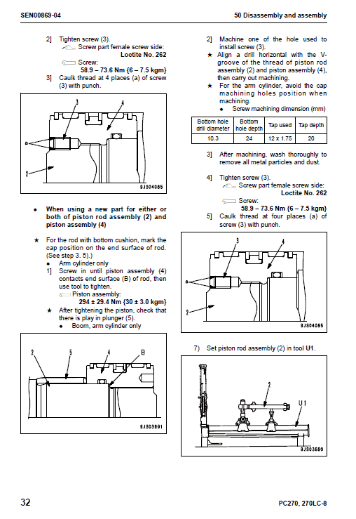 Komatsu Pc350-8, Pc350lc-8, Pc350hd-8 Excavator Service Manual