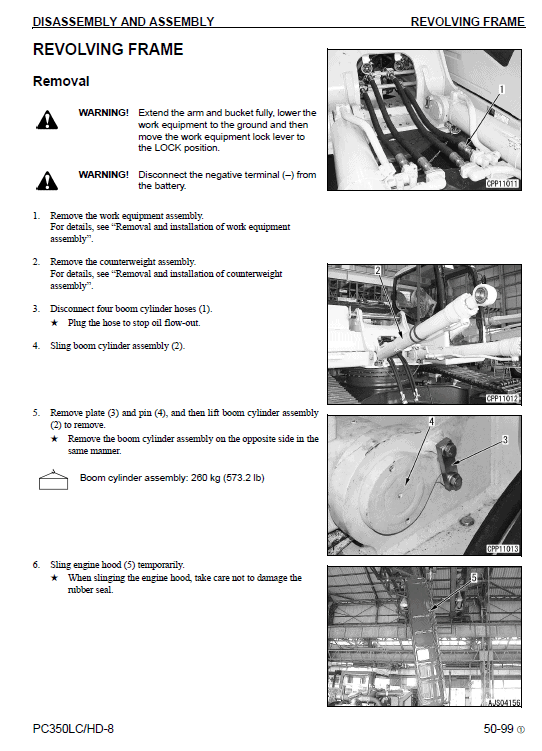 Komatsu Pc400-8, Pc400lc-8 Excavator Service Manual