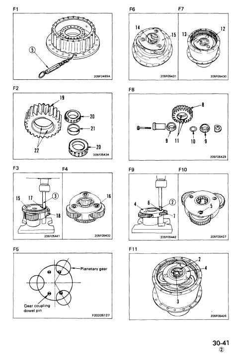 Komatsu Pc100-5 And Pc120-5 Excavator Service Manual
