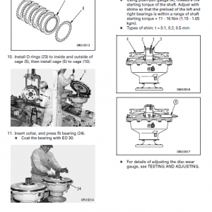 Komatsu Gd555-3a, Gd655-3a, Gd675-3a Grader Service Manual