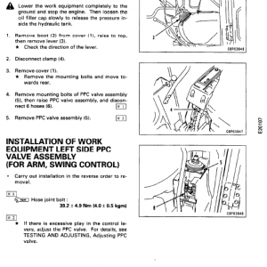 Komatsu Pc60-7 And Pc60-7b Excavator Service Manual