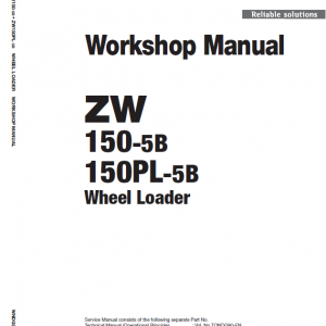 Hitachi Zw150-5b Wheel Loader Service Manual