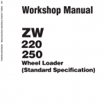 Hitachi Zw220, Zw250 Wheel Loader Service Manual