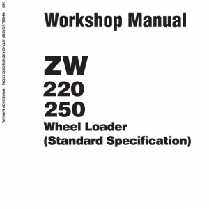 Hitachi Zw220, Zw250 Wheel Loader Service Manual