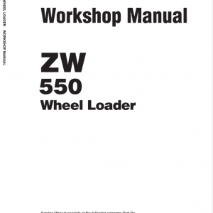 Hitachi Zw550, Zw550-g Wheel Loader Service Manual