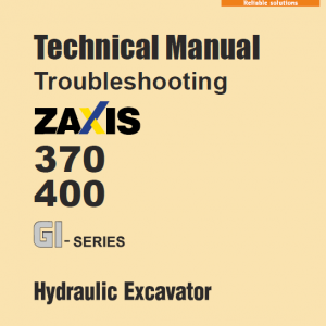 Hitachi Zx370gi, Zx400gi Excavator Service Manual