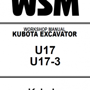 Kubota KX080-4 Operator Manual RD828-81217 
