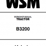 Kubota B3200 Tractor Workshop Service Manual