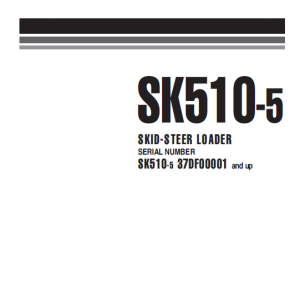 Komatsu Sk510-5 Skid-steer Loader Service Manual