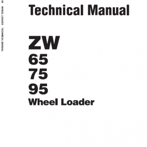 Hitachi Zw65, Zw75, Zw95 Wheel Loader Service Manual